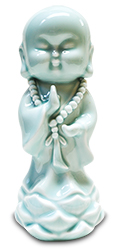 Small blue Buddha